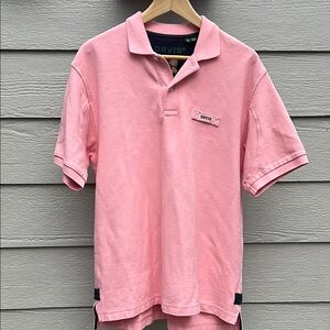 Orvis Pink Men's Polo Shirt Size M